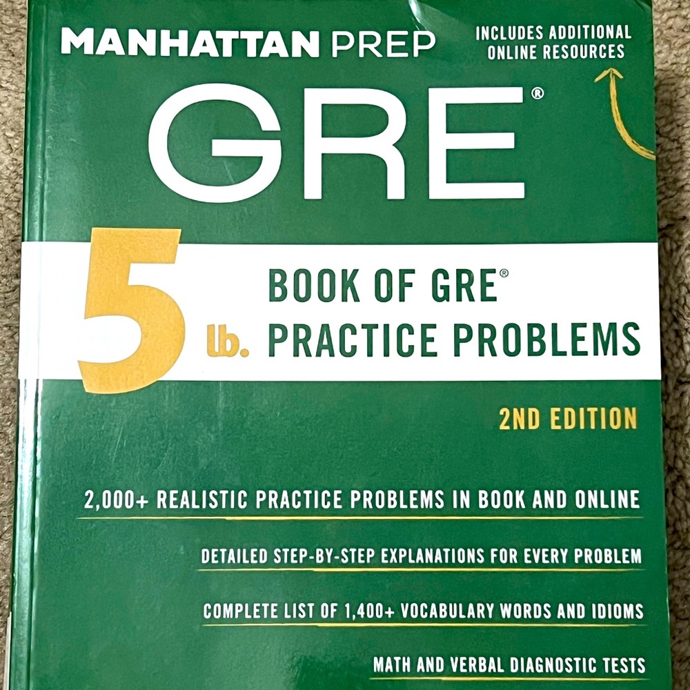 Manhattan Prep GRE Book